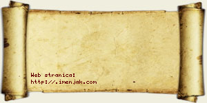 Anita Stamenić vizit kartica